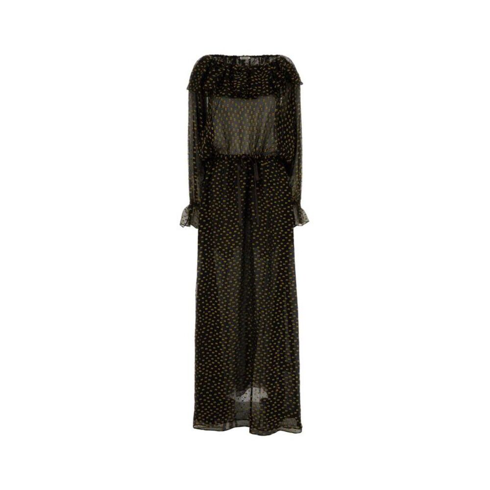Bode Women Embroidered Silk Blend Stadium Dress